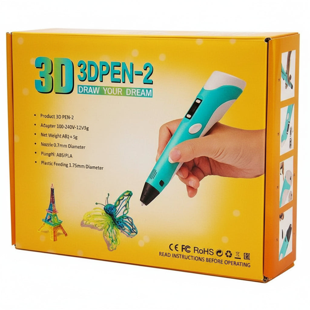 3D Pen STEM Kit with Filament – Creative 3D Drawing & Educational Learning Kit for Kids and Makers