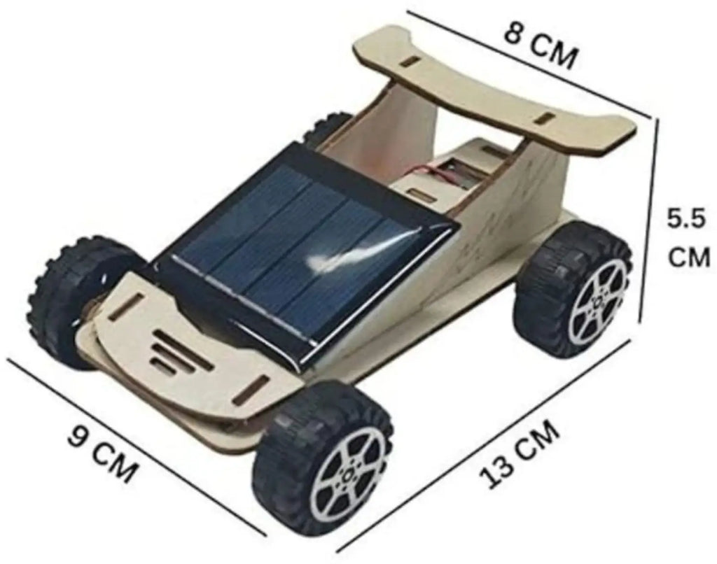 DIY Solar Panel Mini Car Kit – Educational STEM Science & Renewable Energy Learning Toy