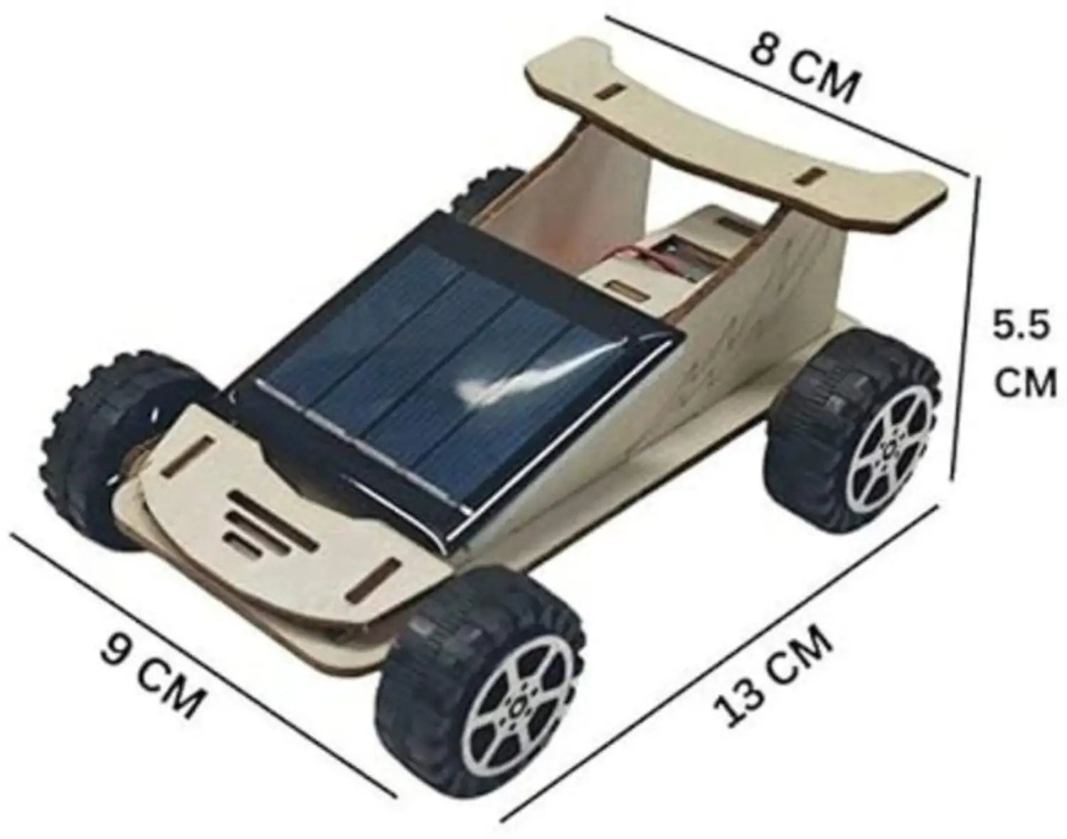 DIY Solar Panel Mini Car Kit – Educational STEM Science & Renewable Energy Learning Toy