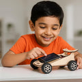 DIY Solar Panel Mini Car Kit – Educational STEM Science & Renewable Energy Learning Toy