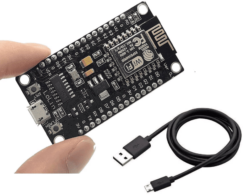 NODEMCU – ESP8266 Wifi Development Board with Micro USB Cable – 100 CM