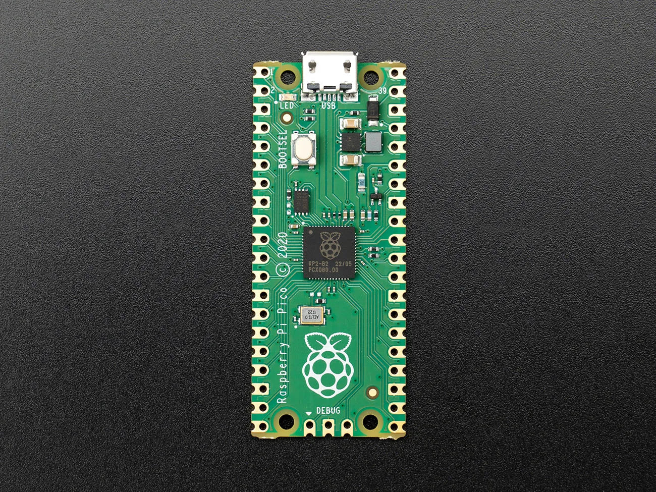 Raspberry Pi Pico Microcontroller Board (RP2040) – Dual-Core ARM Cortex-M0+ Development Board