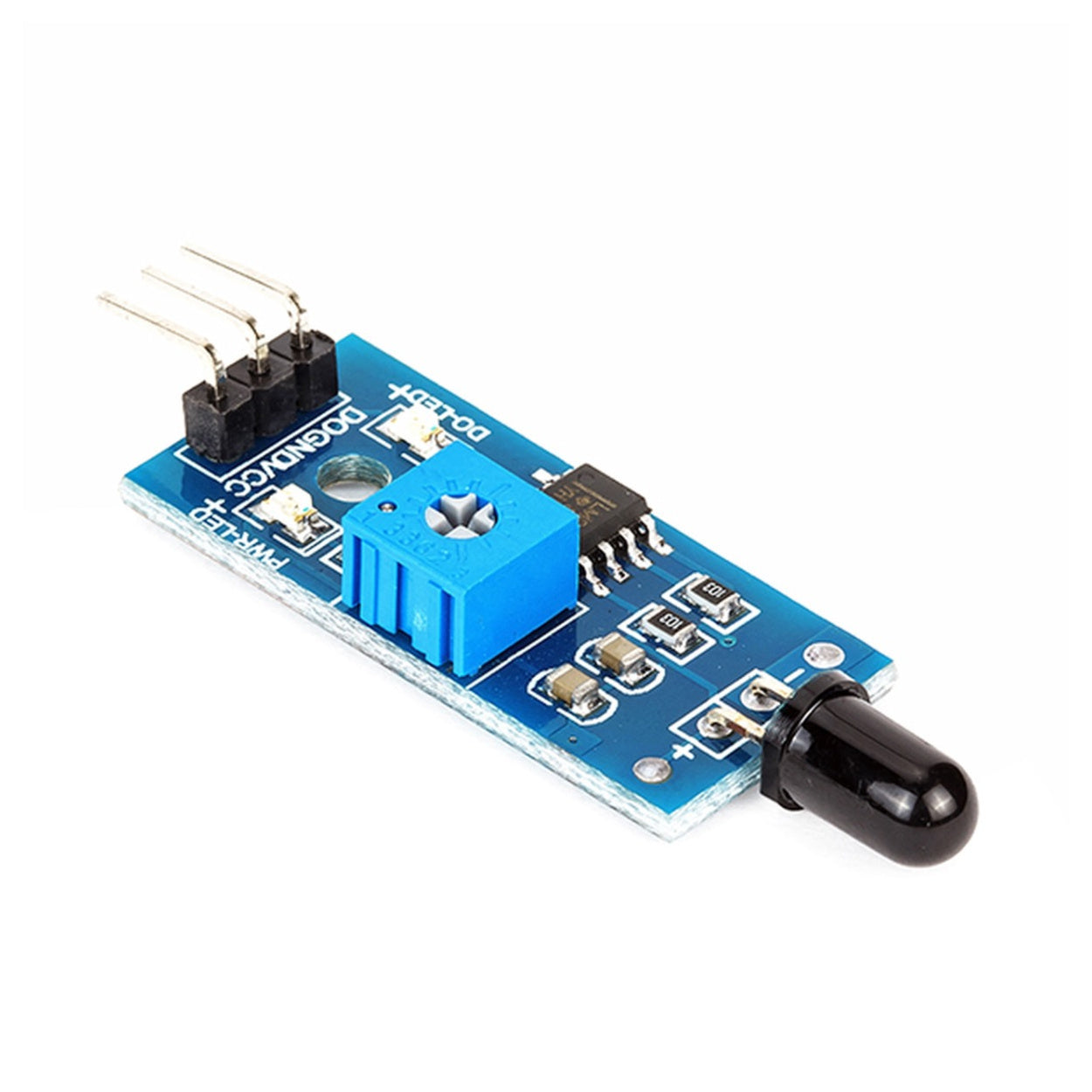 Flame Sensor Module – Infrared Fire Detection Sensor for Arduino & IoT Projects