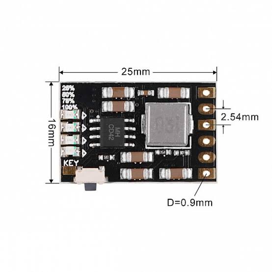 CD42 Lithium Battery Boost & Charge Module – 3.7V Li-ion Battery Charger & Step-Up Power Supply Module