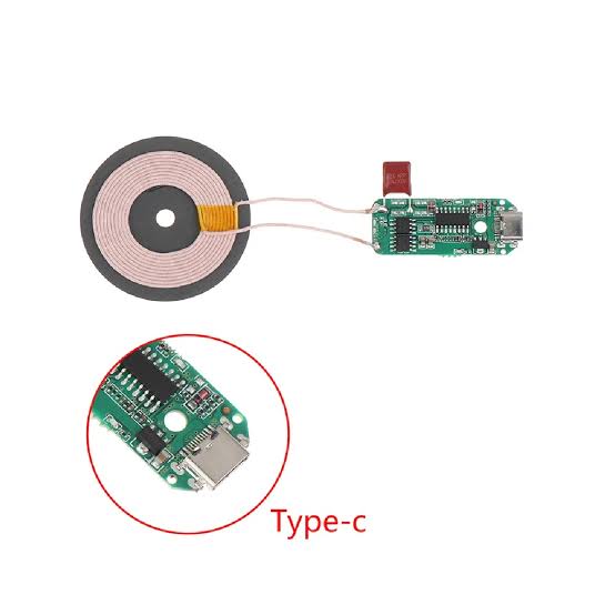 Wireless Charging Circuit Module with Type-C USB Input – DIY Electronics & IoT Projects
