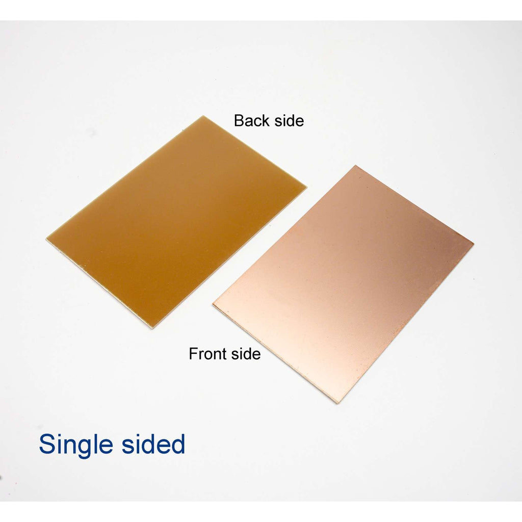 FR4 Single Copper Side PCB Laminate 6×4 inch – 1.6mm (Pack of 2) | Durable PCB Board