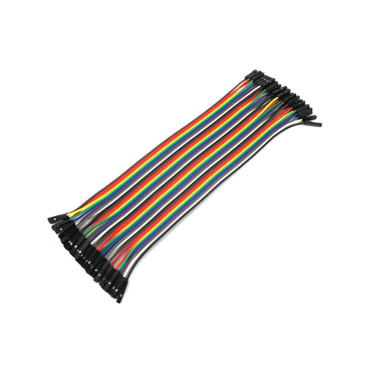 Female to Female Jumper Wires – 40 Pins (20 cm) (Pack of 2)