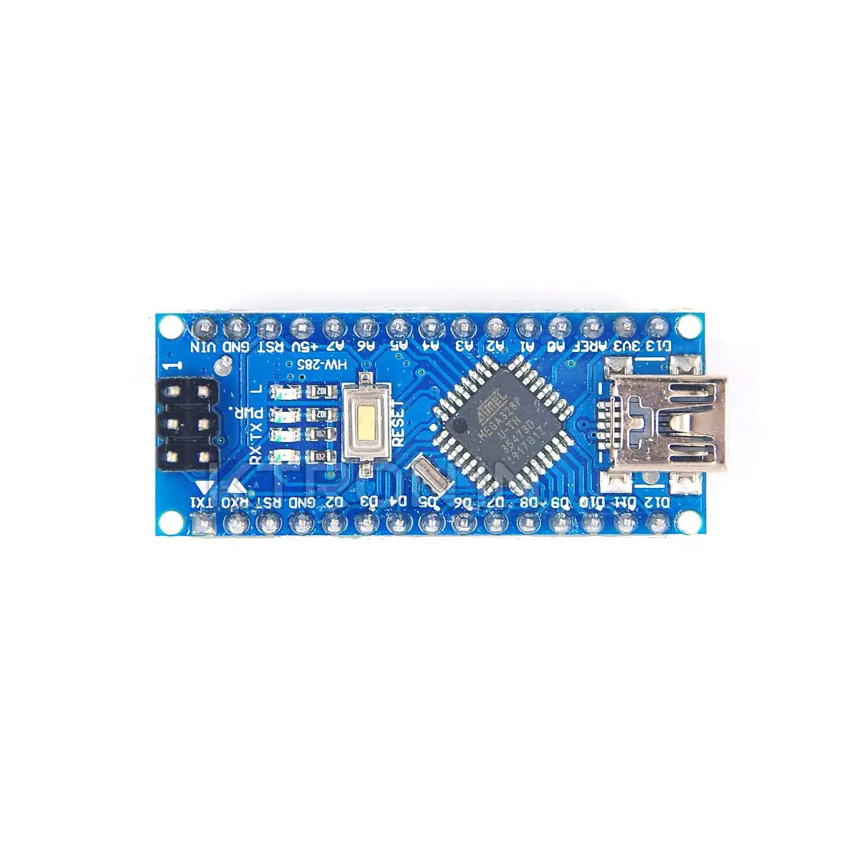 Nano Board R3 with CH340 Chip Mini-USB Port compatible with Arduino (Unsoldered) with cable – 50 CM