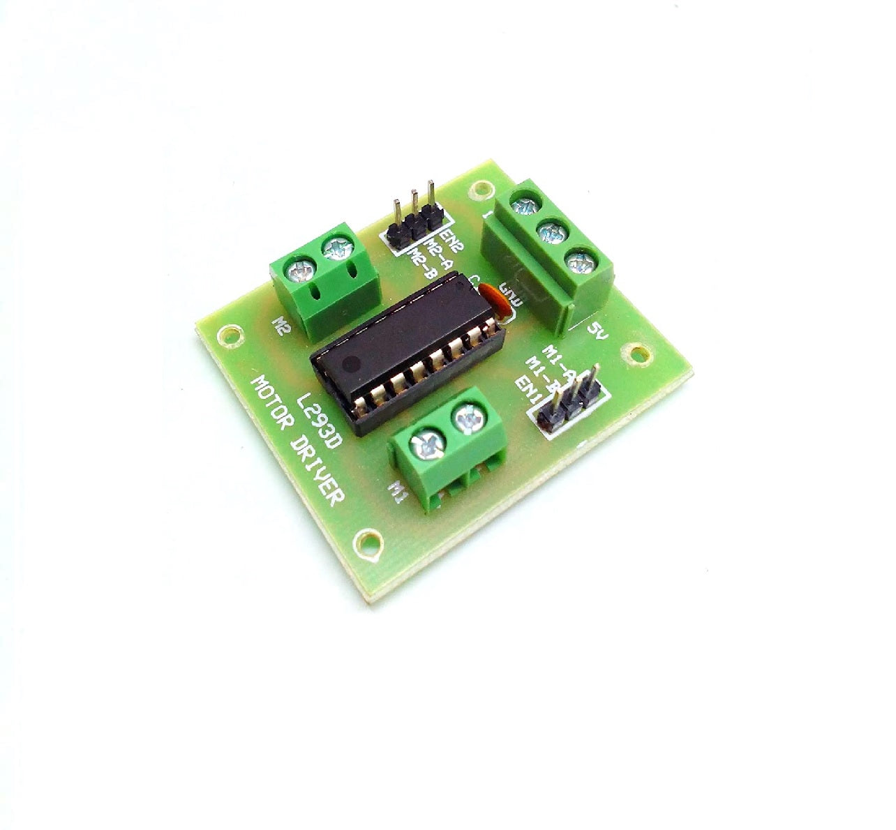L293D Motor Driver Module – Dual H-Bridge DC & Stepper Motor Controller