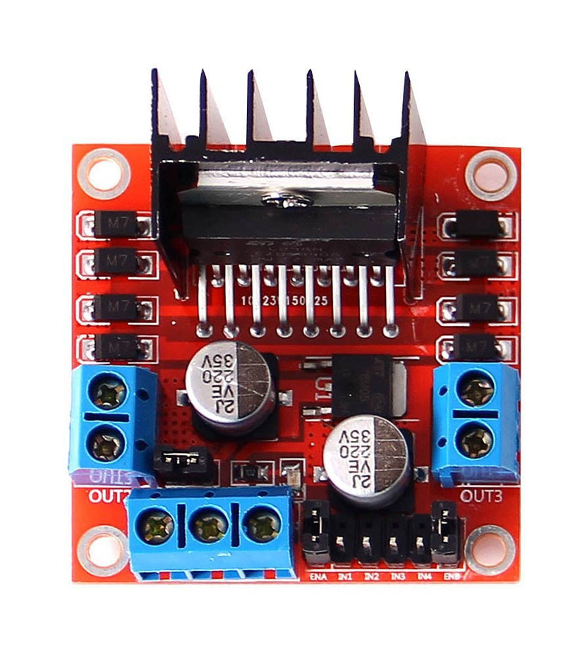 L298N Motor Driver Module – Dual H-Bridge DC & Stepper Motor Controlle ...