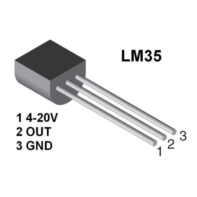LM35 Precision Centigrade Temperature Sensor – Analog Temperature Sensor for Arduino, ESP32, Raspberry Pi & Embedded Systems