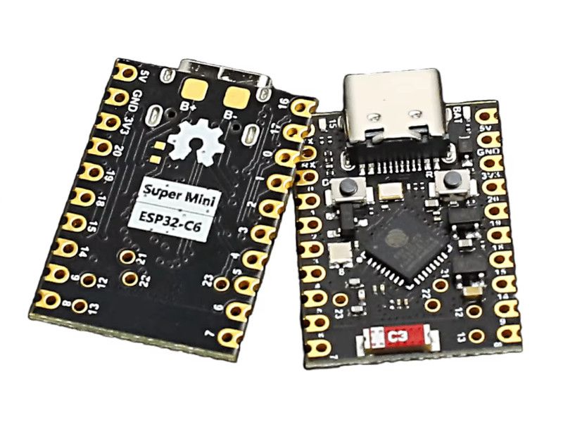 ESP32-C6 Super Mini Development Board – WiFi 6, Bluetooth 5.3 & RISC-V IoT Board
