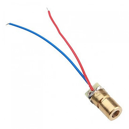 5mW Red Laser Diode Module (650nm, 5V) – High-Visibility Laser for Arduino & DIY Projects