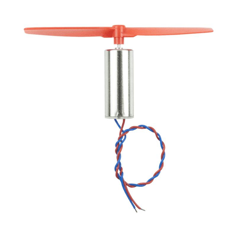 8x20mm 3.7V Micro Coreless Motor with Propeller for Mini Drones (Pack of 2)