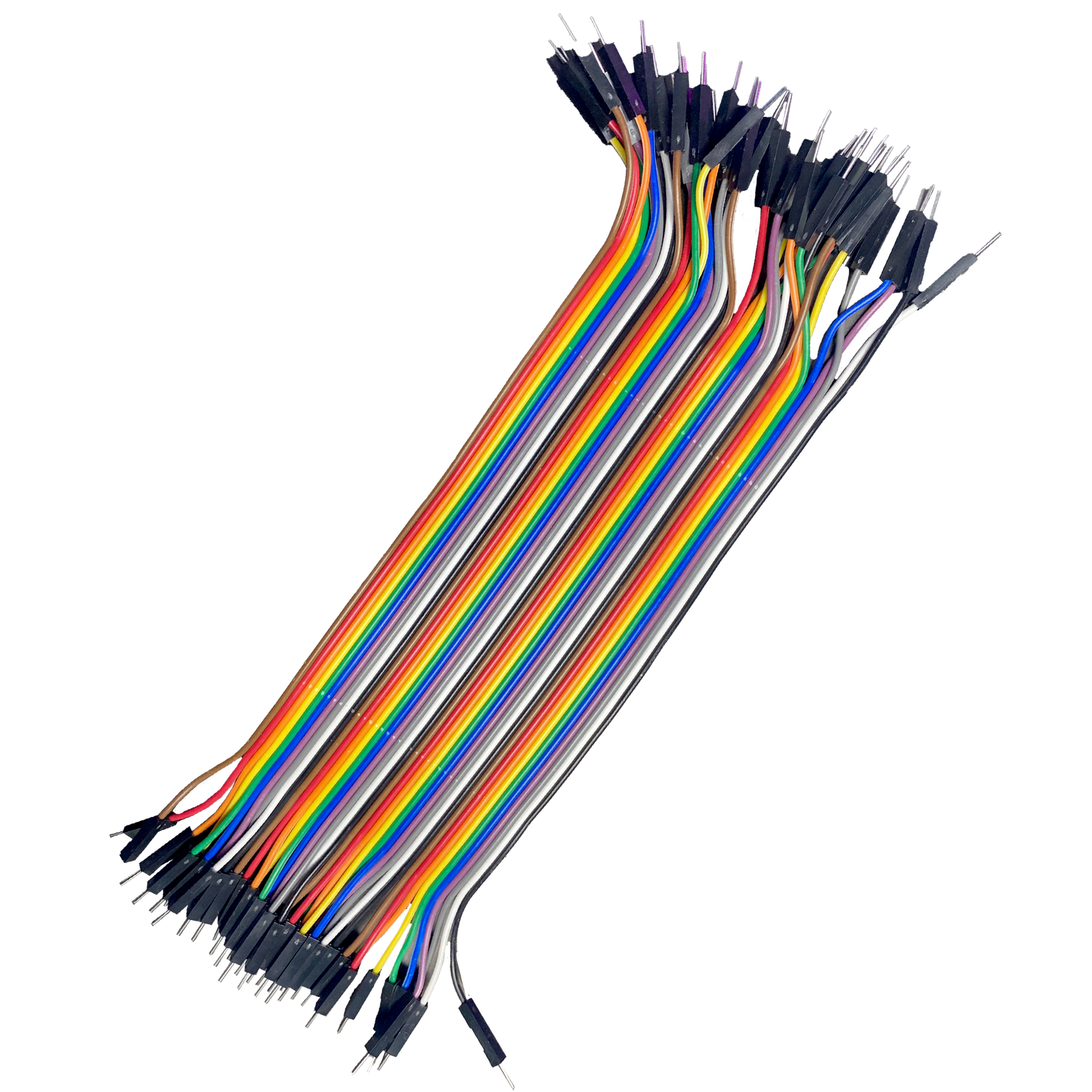 Male to Male Jumper Wires – 40 Pins (20 cm) | Pack of 2