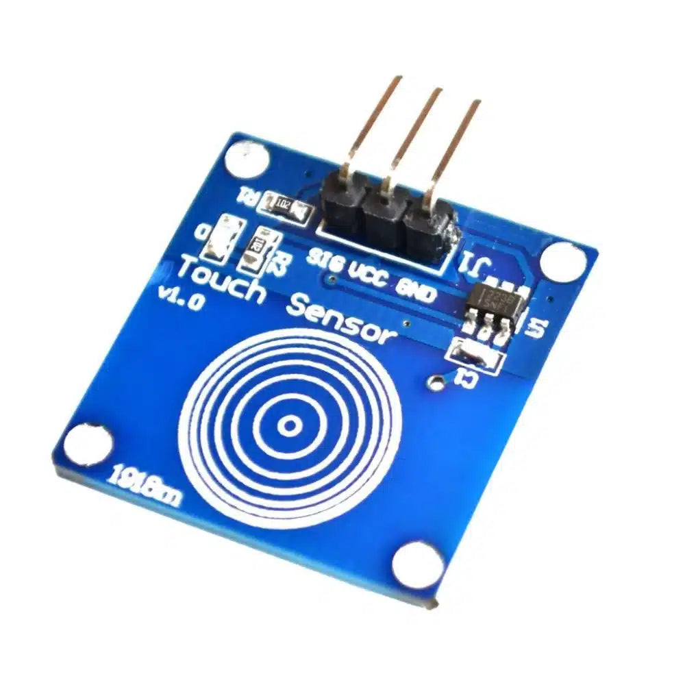 Digital Sensor TTP223B Module – Capacitive Touch Switch for Contactless Control(Pack of 2)