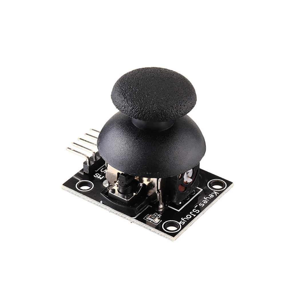 Joystick Module – Black Dual-Axis Analog Control Module for Arduino & Robotics