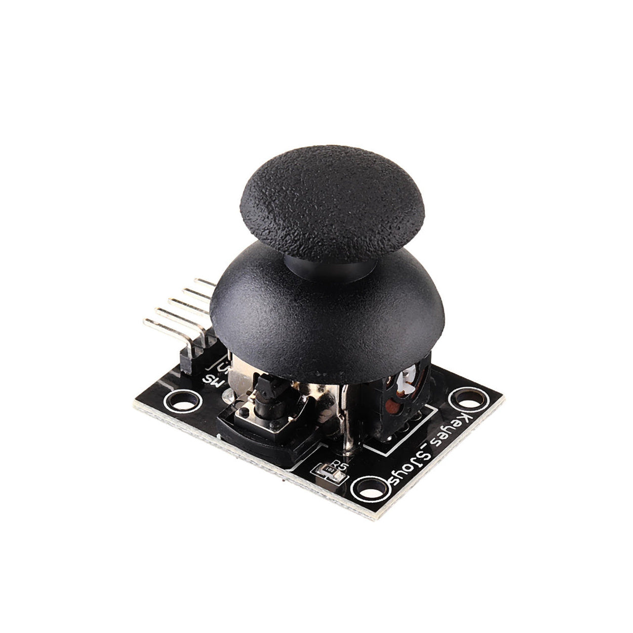 Joystick Module – Black Dual-Axis Analog Control Module for Arduino & Robotics