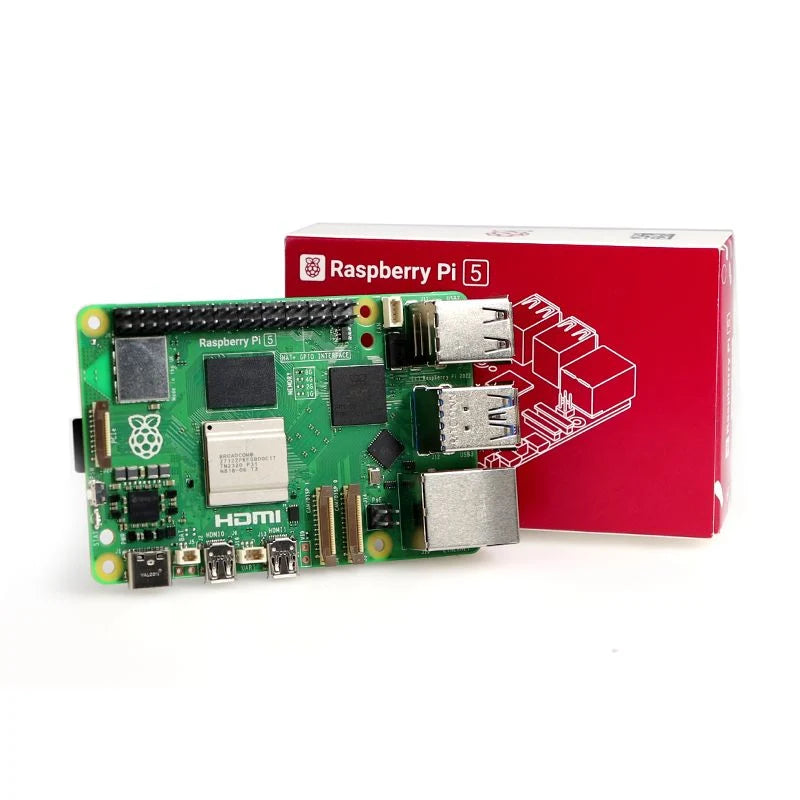 Raspberry Pi 5 1GB RAM Single Board Computer – Quad-Core 64-Bit ARM Linux Development Board for IoT, AI & Embedded Projects