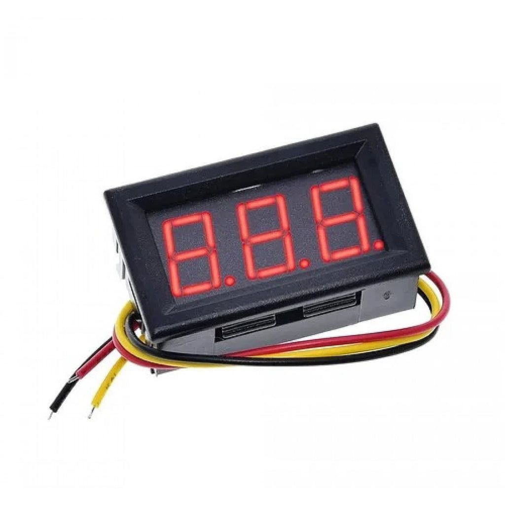 Red 0.36 Inch Digital DC Voltmeter (3-Wire) – LED Display Voltage Meter Module