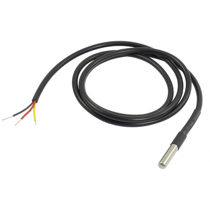 DS18B20 Waterproof Temperature Sensor Probe (1 Meter) – Digital Temperature Sensor for Arduino, ESP32 & Raspberry Pi