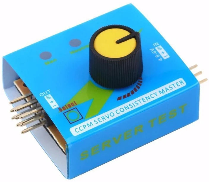4.8–6V Servo Motor Tester – Manual, Neutral & Automatic Modes