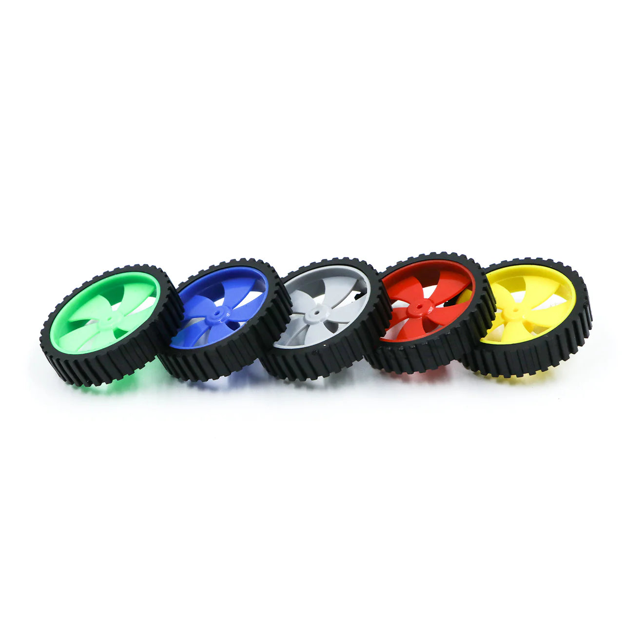 Small BO Motor Tyre / Robot Wheel – Rubber Wheel for BO Gear Motor & DIY Robotics