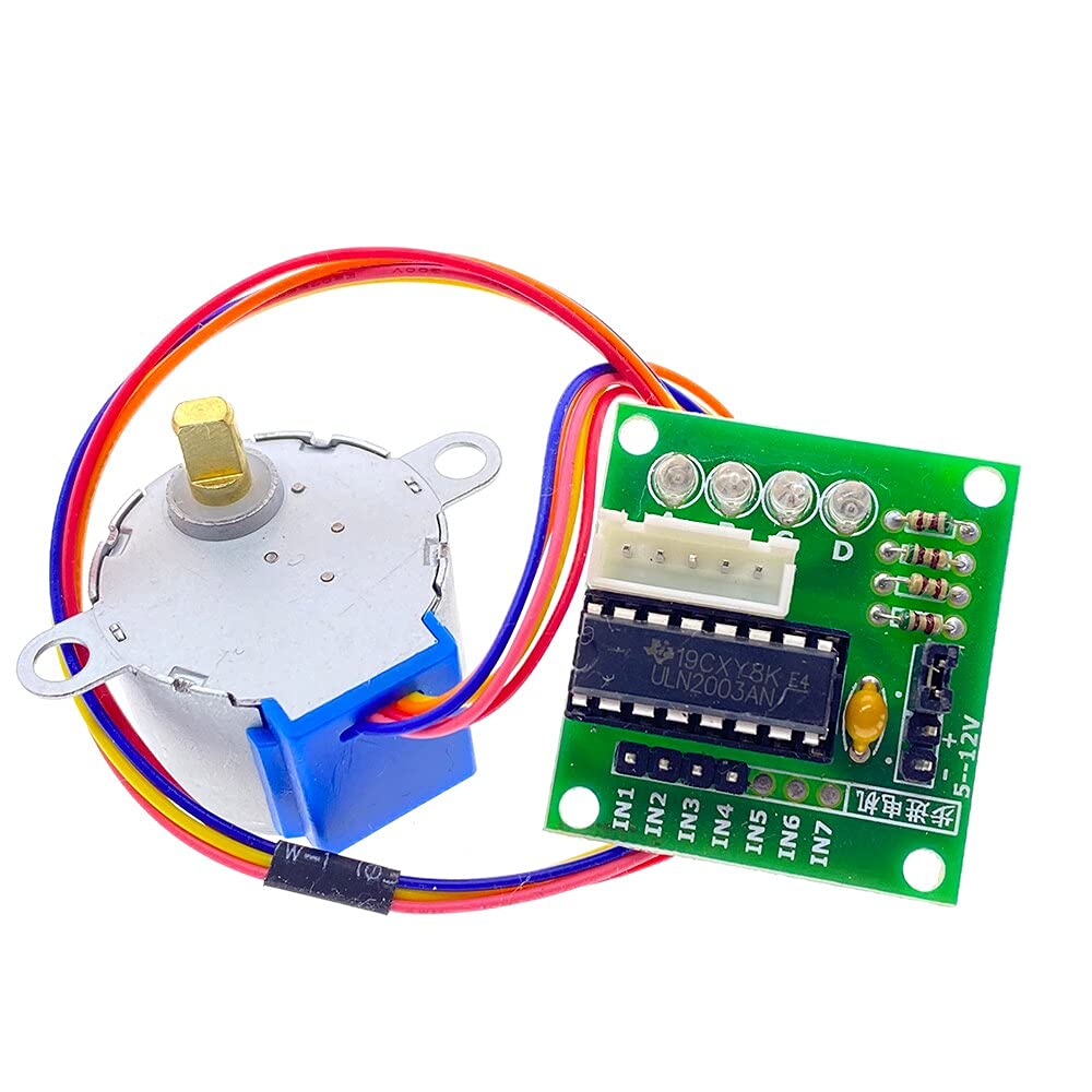 Mini Stepper Motor with ULN2003 Driver – Precision Step Control Module for Arduino & ESP32