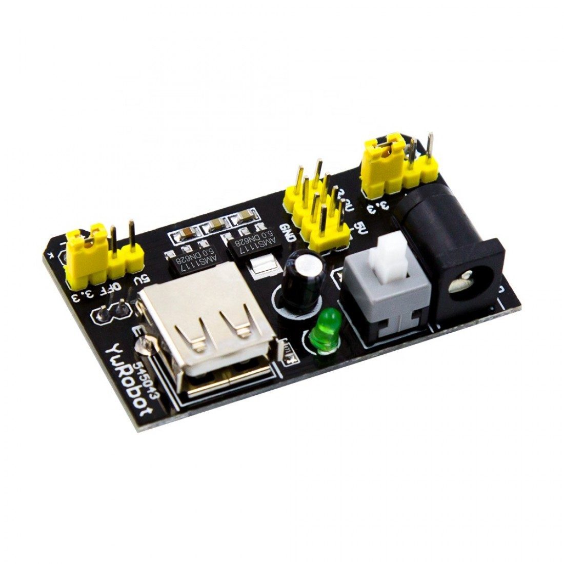 Breadboard Power Supply Module – 3.3V & 5V Dual Output