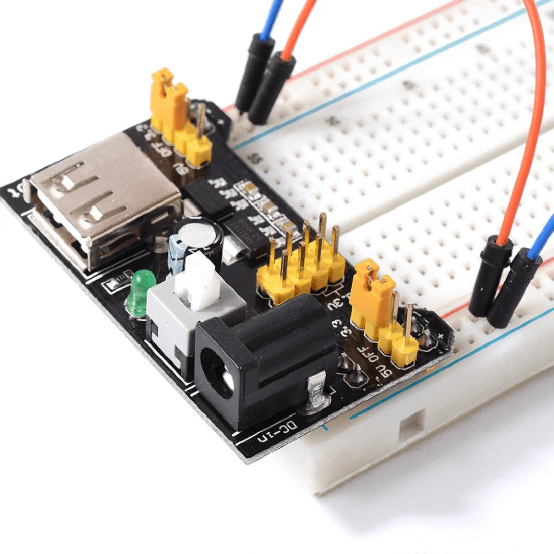 Breadboard Power Supply Module – 3.3V & 5V Dual Output