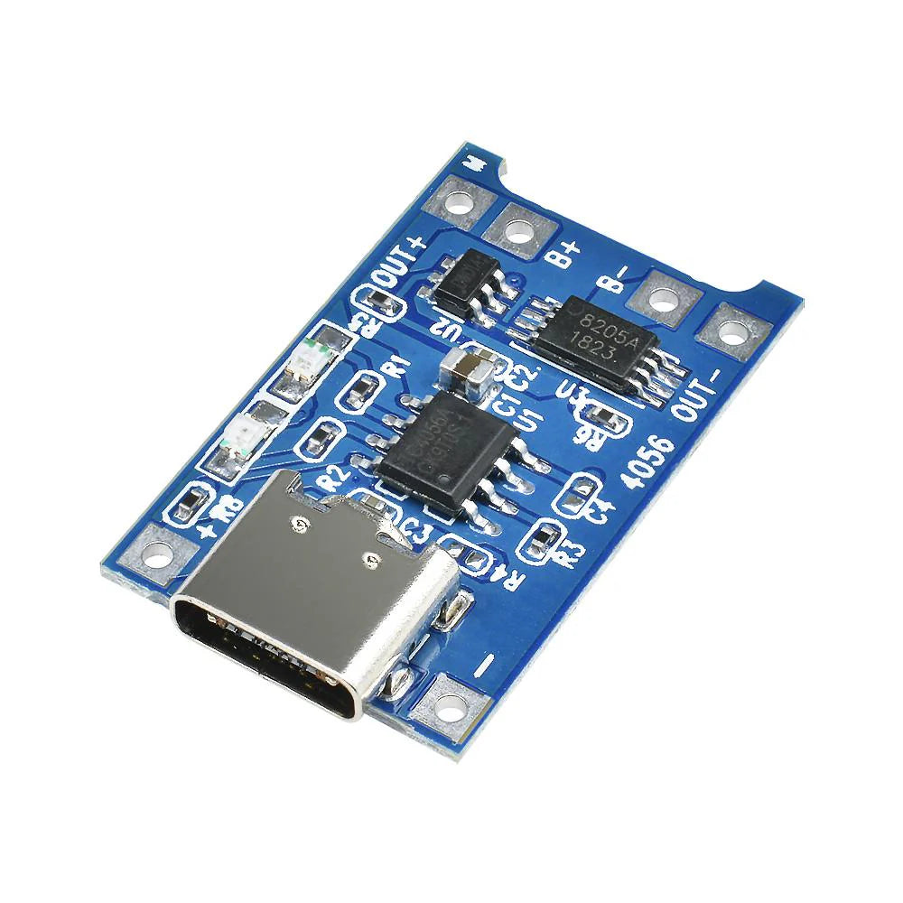 TP4056 1A Li-ion Lithium Battery Charging Module – Type C | Pack of 5
