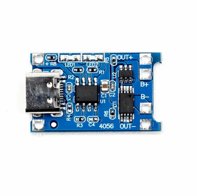 TP4056 1A Li-ion Lithium Battery Charging Module – Type C | Pack of 5
