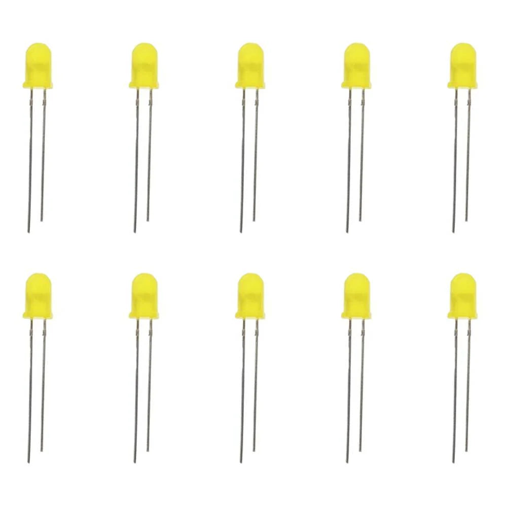 Pack of 50 – 5mm Bright Yellow LEDs
